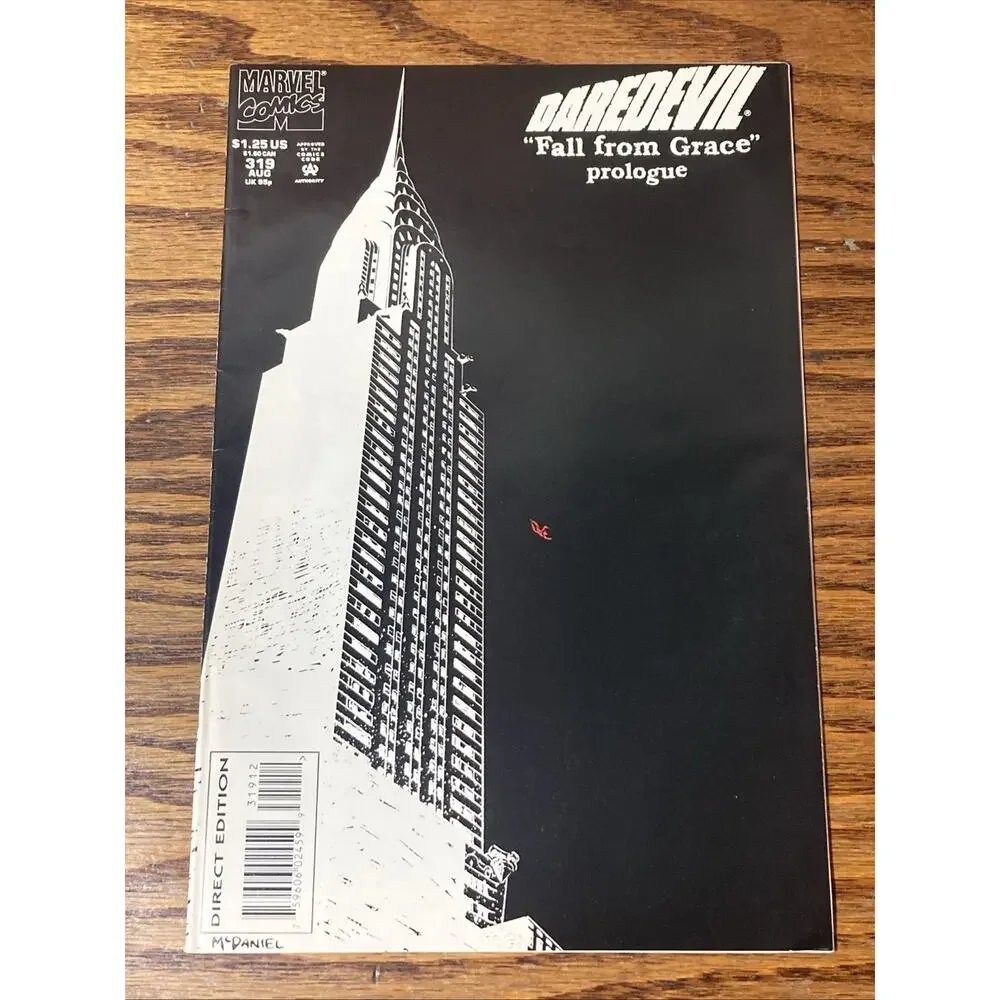 Daredevil #319 2nd Print VF Fall From Grace Silver Sable Elektra Kingpin Key